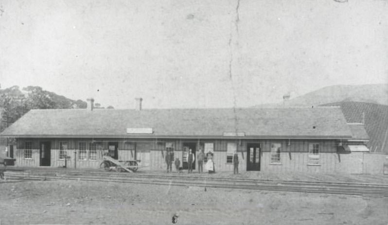 #19 Niles Depot of the Central Pacific Railroad, 1870s