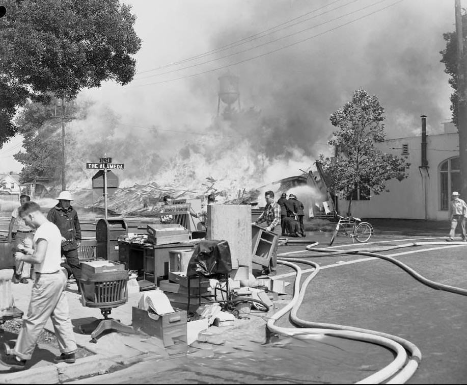 #88 Cheim Lumber Company Fire, 1955