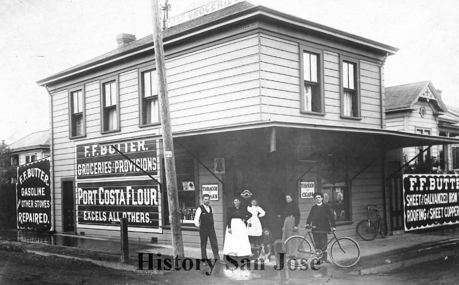 #152 F. F. Butter grocery store, 1898