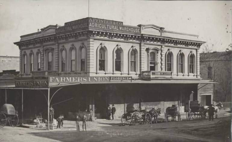 #21 The Farmers Union in the A. Pfister & Co. Building, 1874