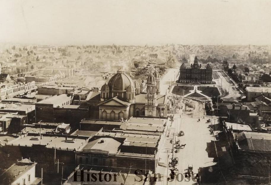 #154 View of City Hall, 1893