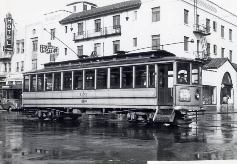 #99 Berryessa trolley No. 126, 1938