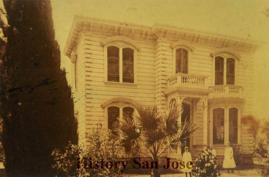 #69 Battee Residence on Sunol Street, 1880