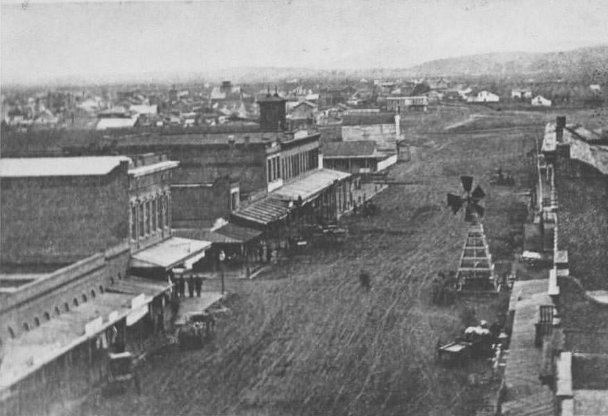 #54 South Market Street, San Jose, 1864