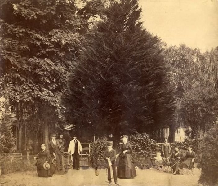 #29 Bray Family at Roseland, Scott Lane, 1872