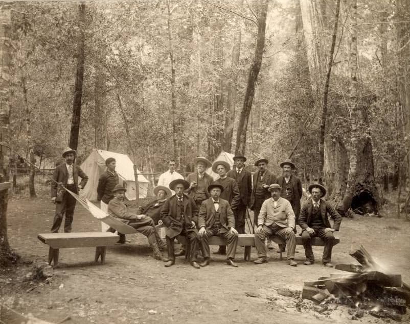 #175 Park Commissioners in Big Basin, September 1901
