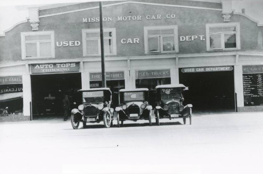 #172 Mission Motor Car Company, 1918