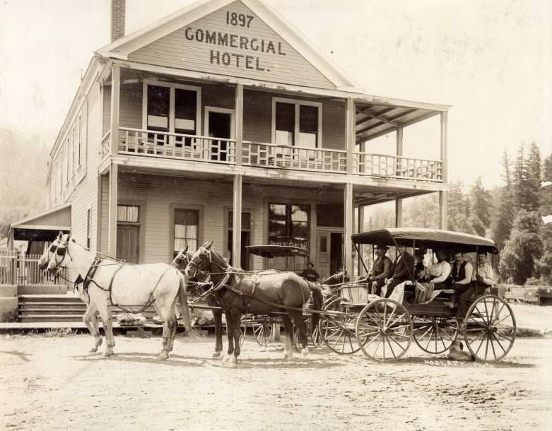 #180 Hotel at Boulder Creek, 1901