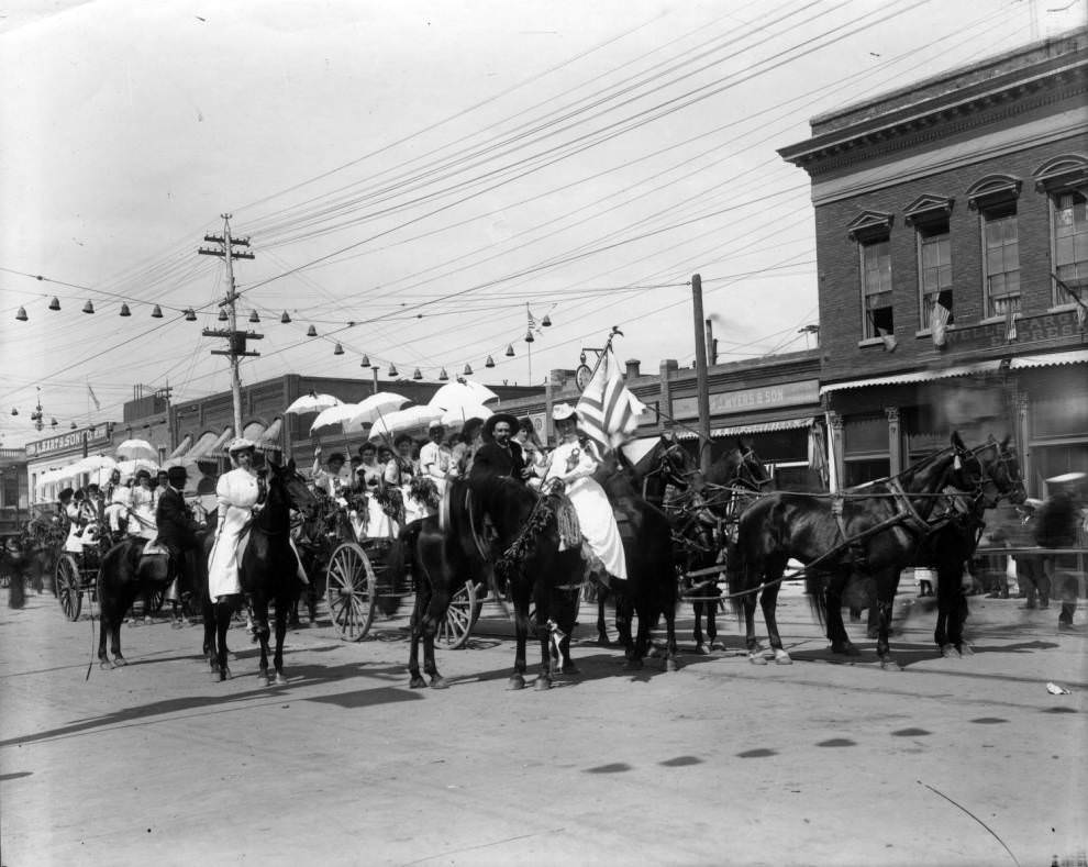 #192 Native Daughters of the Golden West parade, 1907
