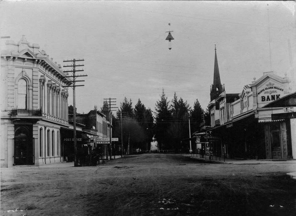 #209 Franklin Street and Main Street, 1900