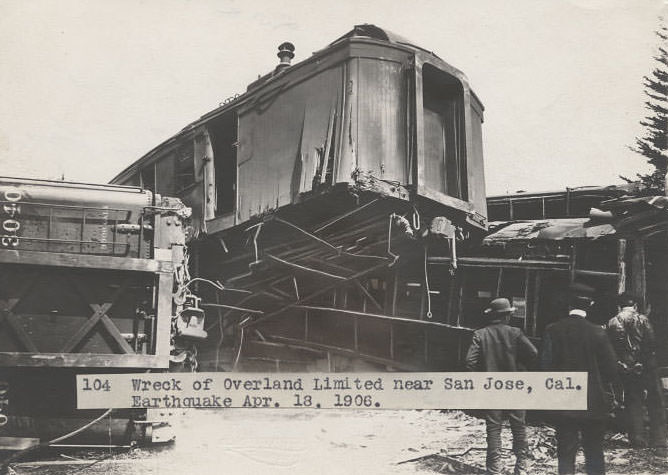 #236 Wreck of Overland Limited near San Jose, 1906