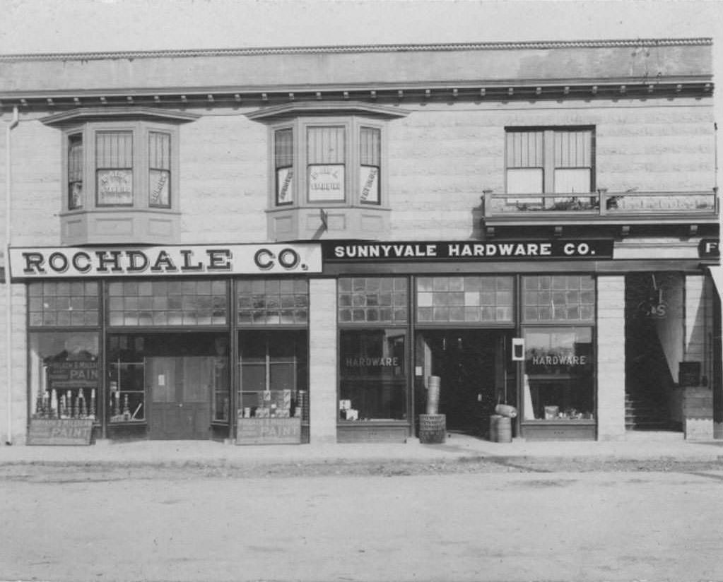 #238 Businesses on Murphy Avenue in Sunnyvale, 1906
