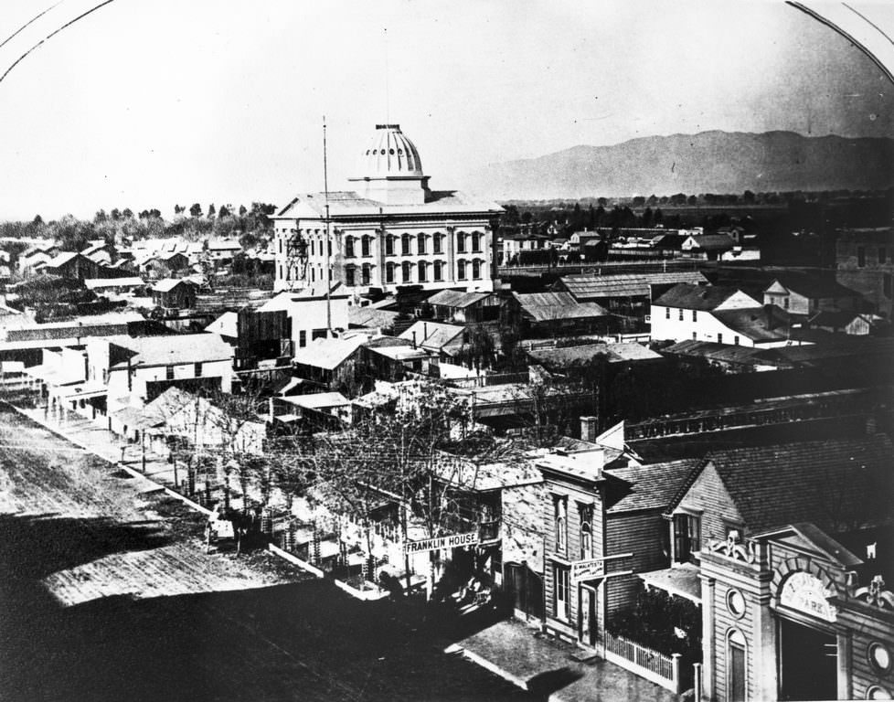 #38 View from City Hall looking northeast, 1870