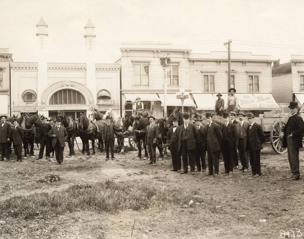 #207 Ground breaking for the Montgomery Hotel, 1911