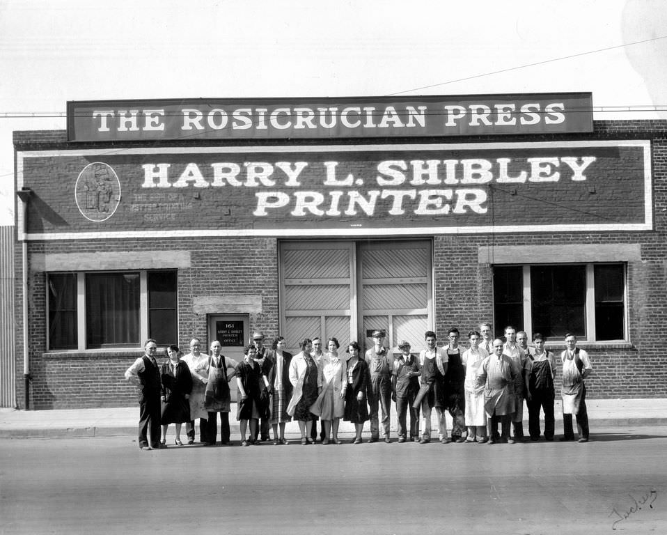 #131 Rosicrucian Press Employees, 1930