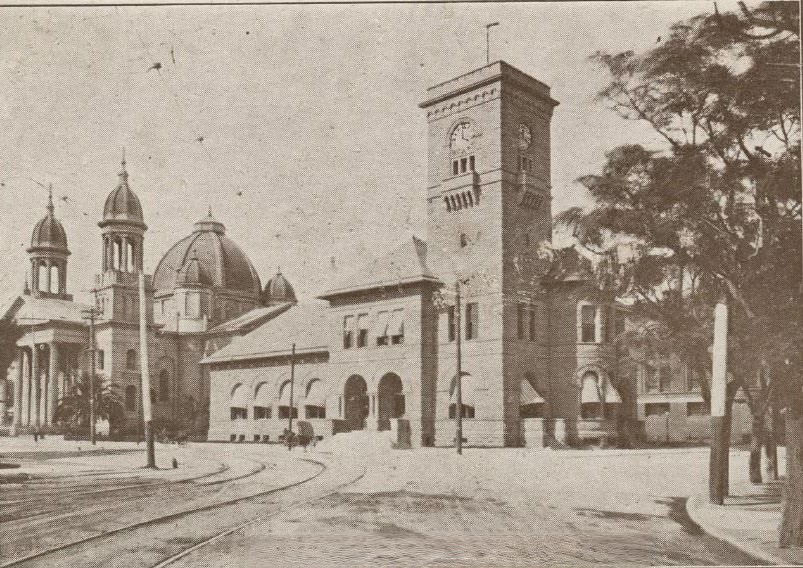 #23 Market and San Fernando On margins Post Office, San Jose, 1908