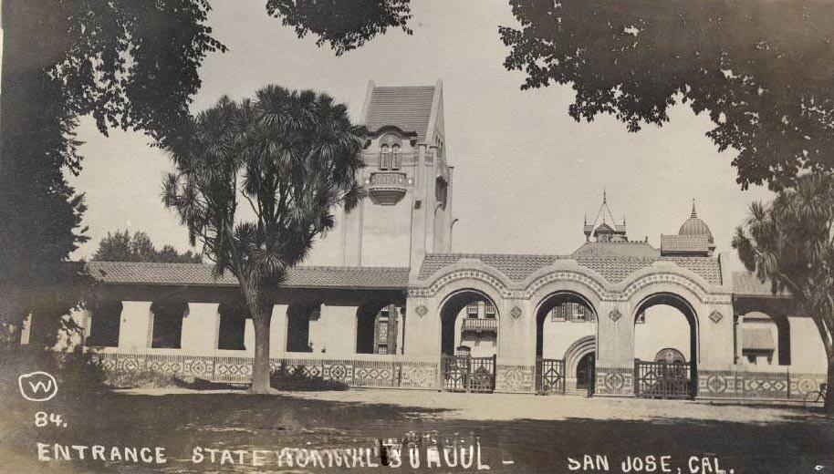#28 Entrance State Normal School, San Jose, 1918