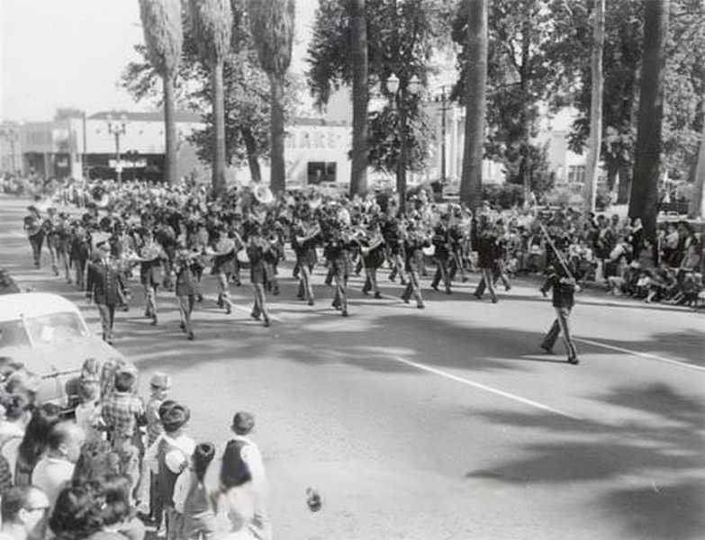 #33 Parade with Marching Band, San Jose, 1950