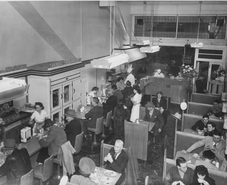 #49 A diner restaurant in San Jose, California, 1940
