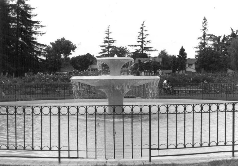 #25 Rose Garden Fountain, San Jose Municipal Rose Garden, 1950s