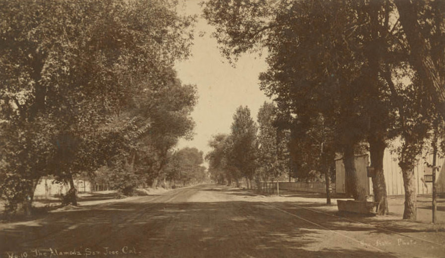 #14 View Down the Alameda, 1880s