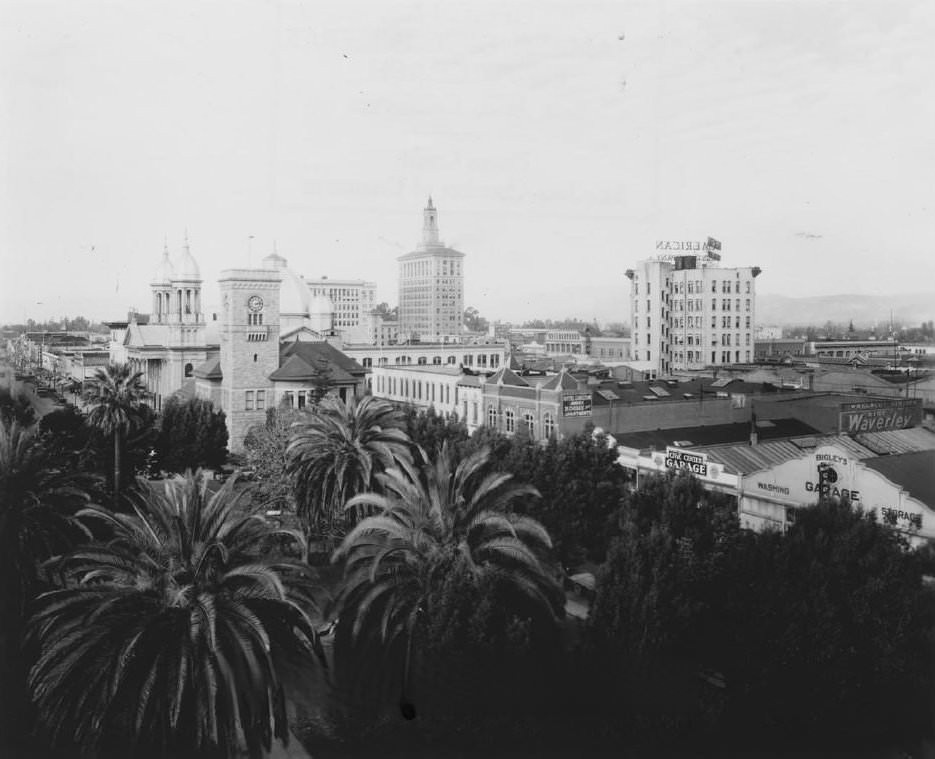 #55 San Jose skyline, 1940