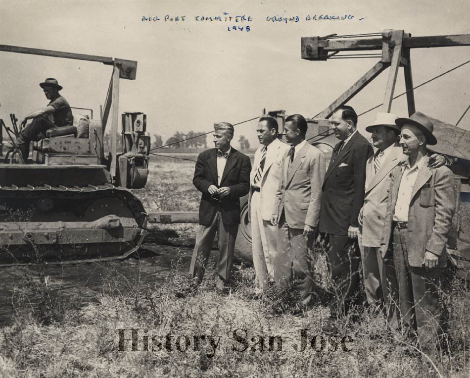 #97 Airport Committee Ground Breaking, 1948