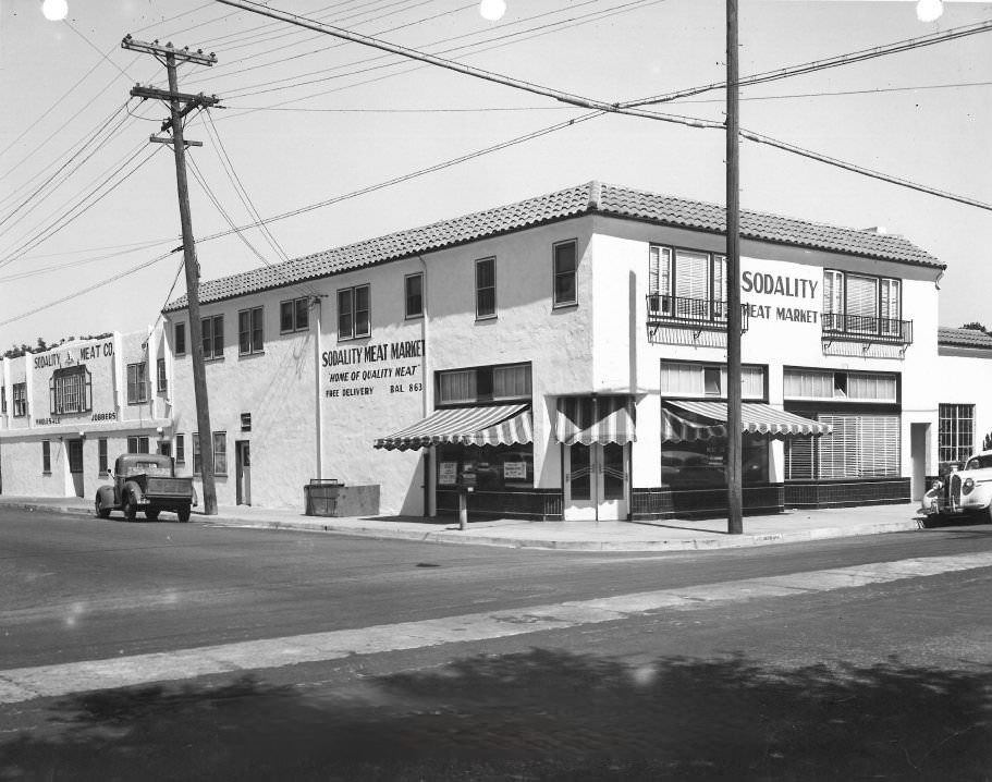 #22 Sodality Meat Market (596 Auzerais Avenue), 1946