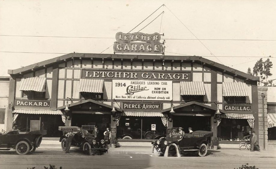 #41 Letcher Garage located at 214-224 North First Street near St. James, 1914