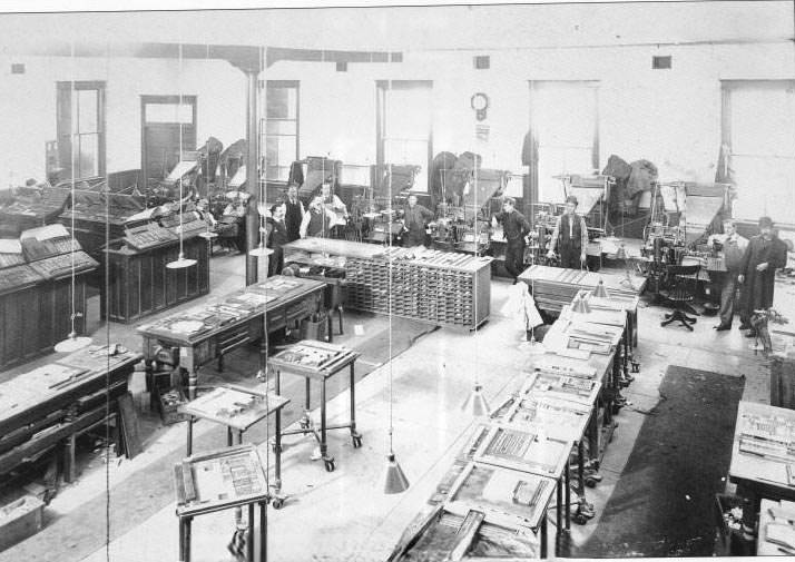 #50 One of the Mercury News downtown locations, or one of its predecessor newspapers, 1900s