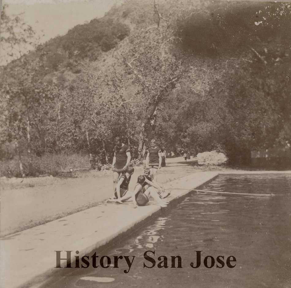 #51 Women at the Alum Rock swimming pool, San Jose, 1897