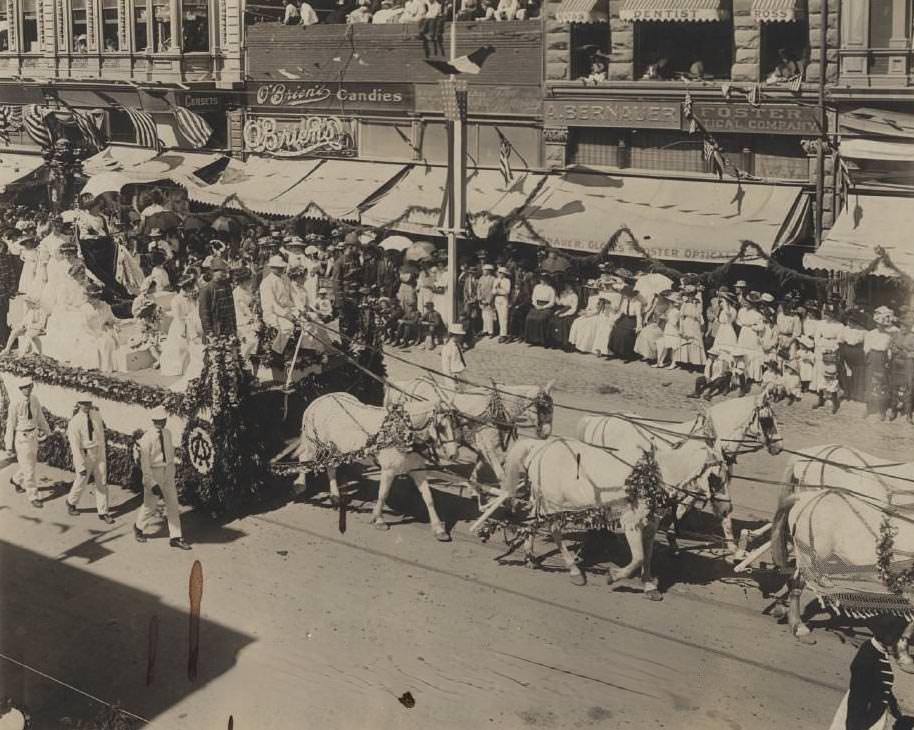 #49 Rose Carnival Parade, San Jose, 1910