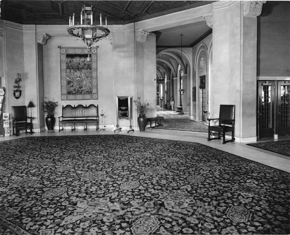 #38 Hotel Sainte Claire Lobby, 1937