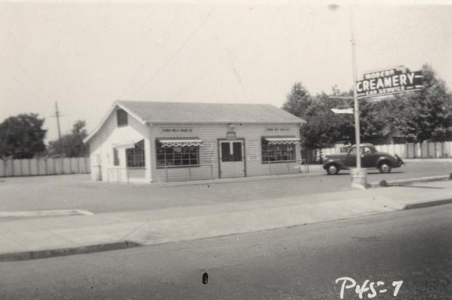 #4 Modern Creamery at 855 North Thirteenth Street, San Jose, 1940