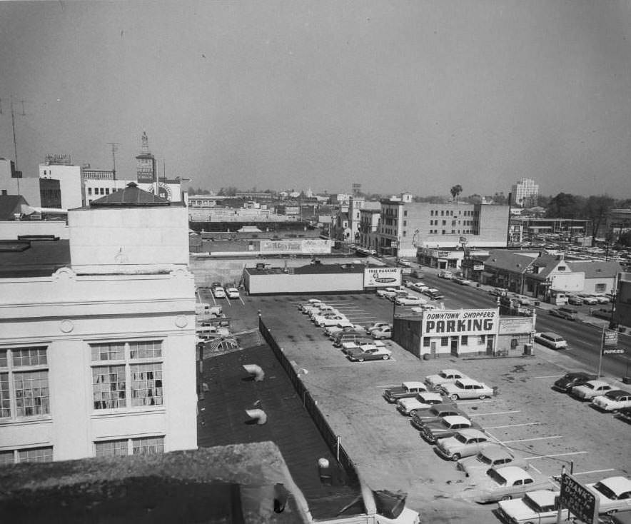 #12 Looking north on Second Street from San Carlos Street, 1959