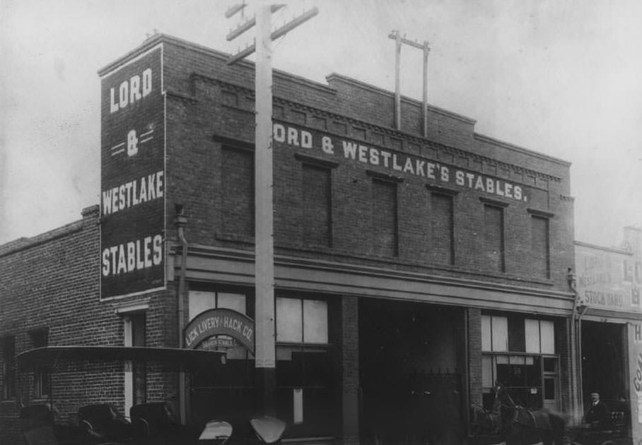 #70 Lord & Westlake’s Stables, 1900