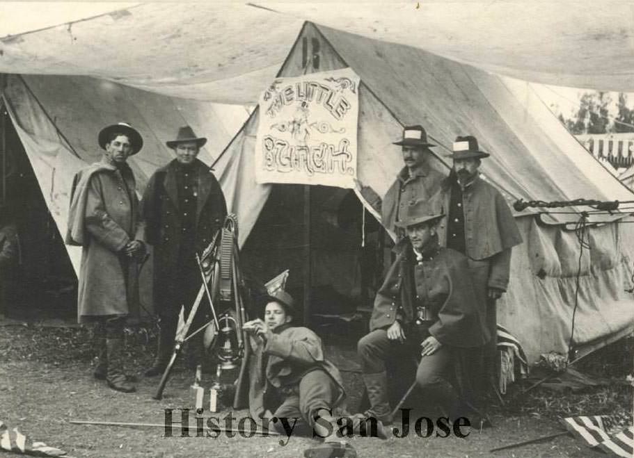 #71 Group of San Joseans during the Spanish American War, 1898