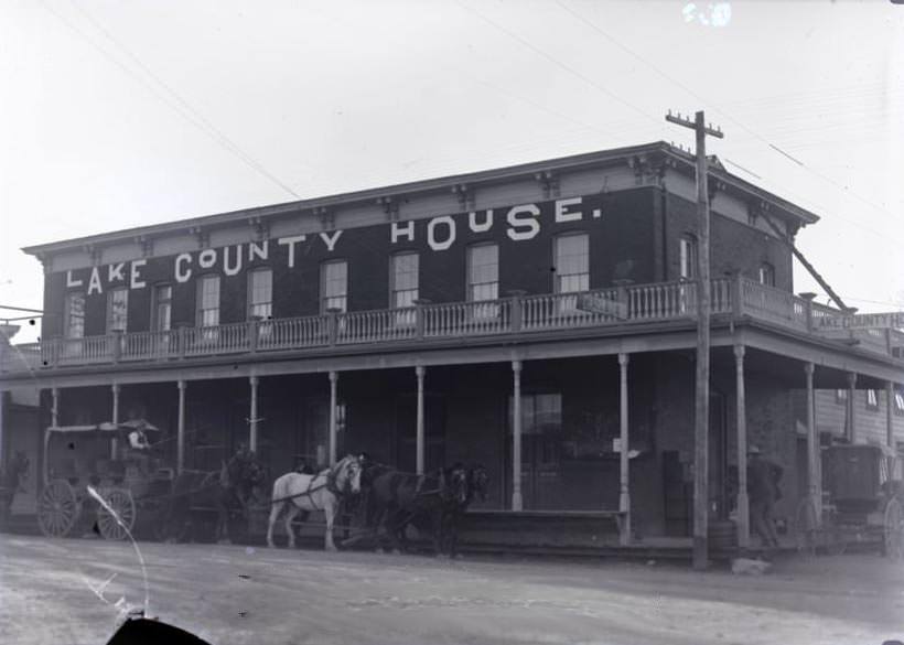 #91 Lake County House and bar, 1910s