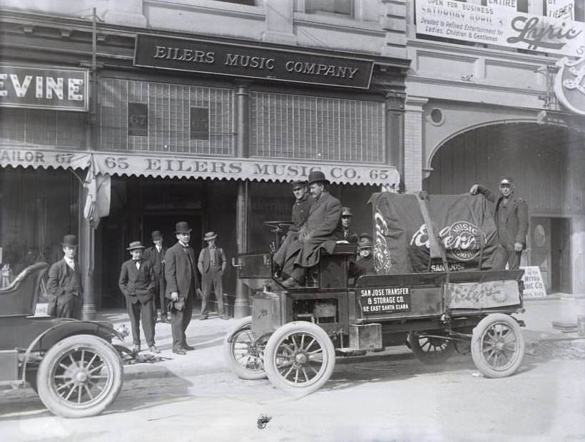 #92 Second Street, Eilers Music Co. and Lyric Theater, 1900s