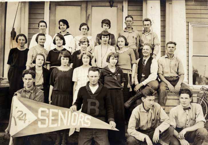 #1 Battle Ground High School Senior Class, 1924