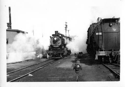 #18 A train at a depot in Vancouver, 1901