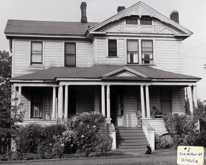 #3 The residence of D.F. Schuele located at 8th and Esther Street in Vancouver. 714 Esther Street, 1940s