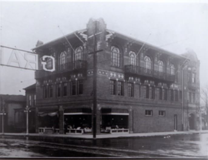 #4 The exterior of the Elks lodge on 10th and Main Street in Vancouver, 1940s