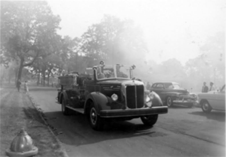 #31 Fire truck on the streets of Vancouver, 1940