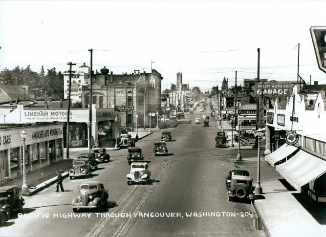 #3 Pacific Highway in Downtown Vancouver, 1936