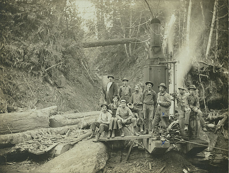 #25 Tichenor’s Camp, near Vancouver, 1910