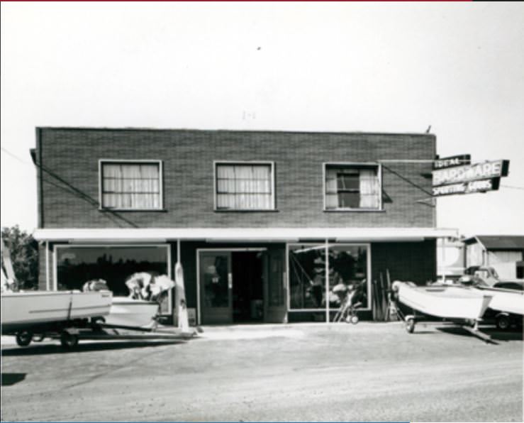 #6 Ideal Hardware located at 5910 E. Fourth Plain Boulevard in Vancouver, 1955