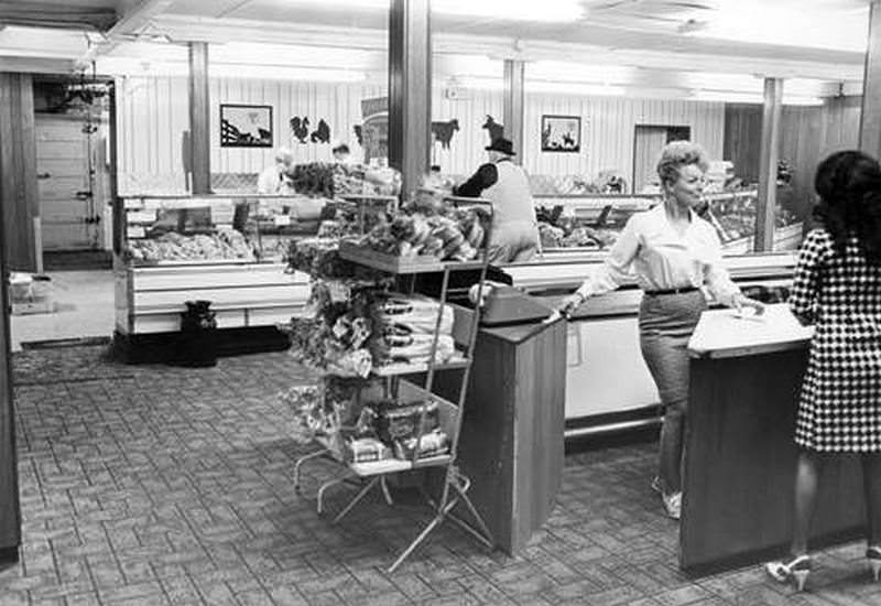#53 Interior of Jake’s Market located at 4600 St. Johns Road in Vancouver, 1969