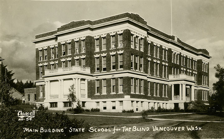 #23 Main Building State School for the Blind, Vancouver, 1920
