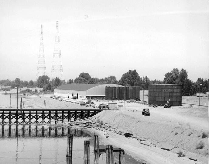 #55 The McGuire Chemical Company plant at the Port of Vancouver, 1960